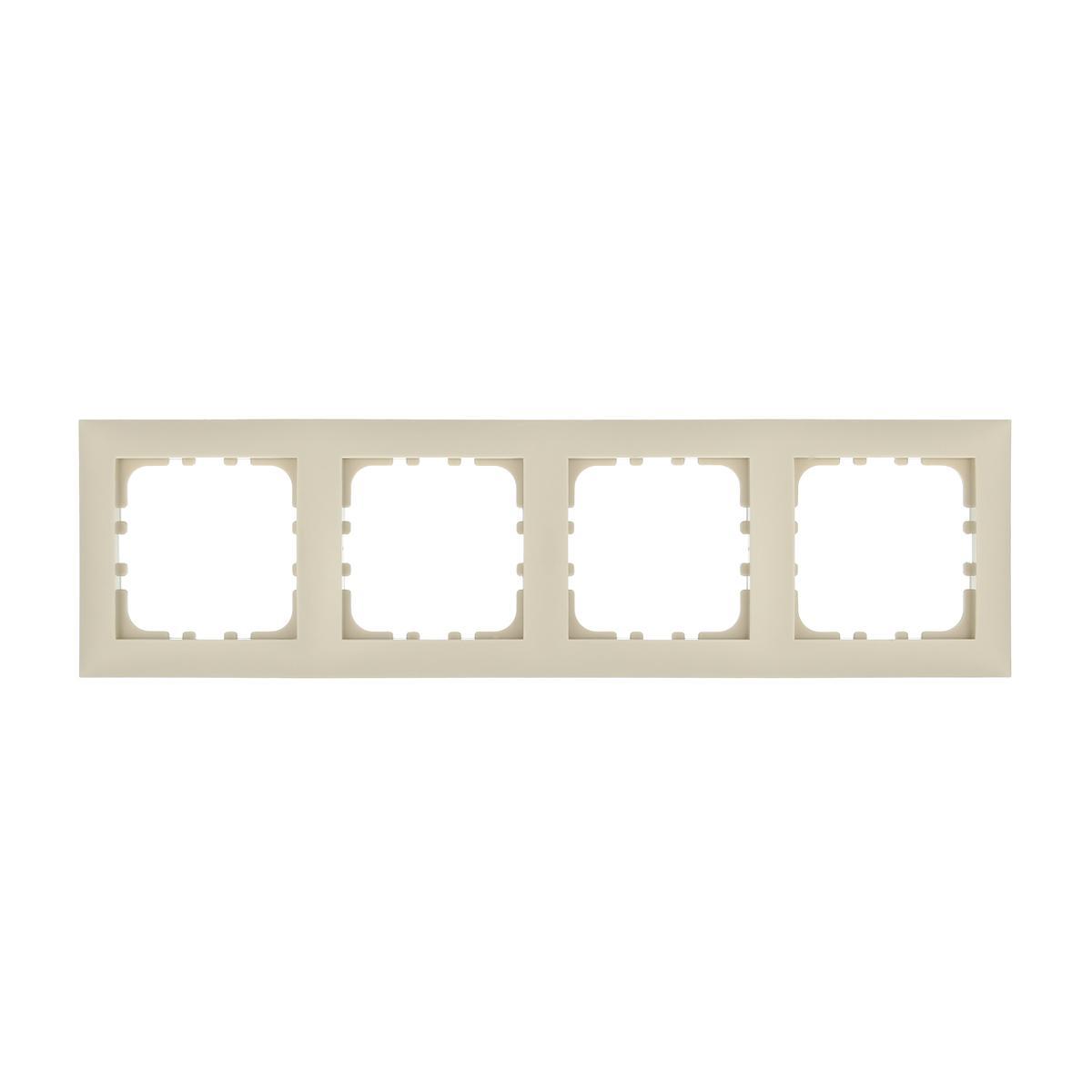 Рамка LK Studio 4-постовая (бежевый) LK60 864401-1