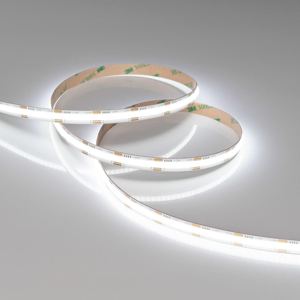 Светодиодная лента Arlight 16,5W/m 576LED/m CSPSMD теплый белый 5M COB-X576-10mm 24V White-MIX 036206