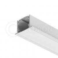 Профиль встраиваемый 49*32 мм арт.12855(W) LeDron алюминиевый для светодиодных лент