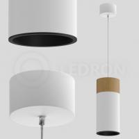 Подвесной светодиодный светильник Ledron SLC7392/12W-PS White-Black