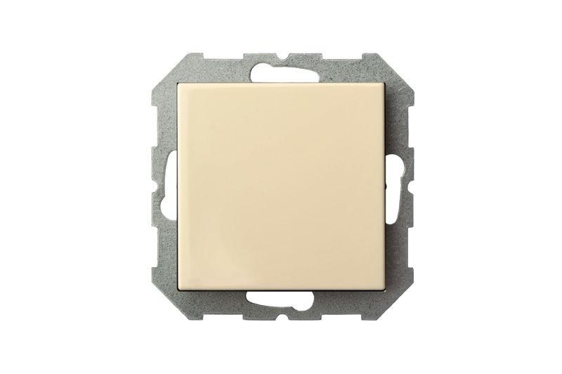 Выключатель одноклавишный Liregus Epsilon бежевый 28-052