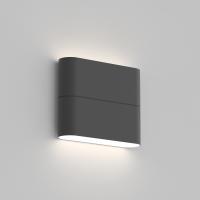 Светильник SP-WALL-FLAT-S110x90-2x3W Day4000 (GR, 120 deg, 230V) (Arlight, IP54 Металл, 3 года)