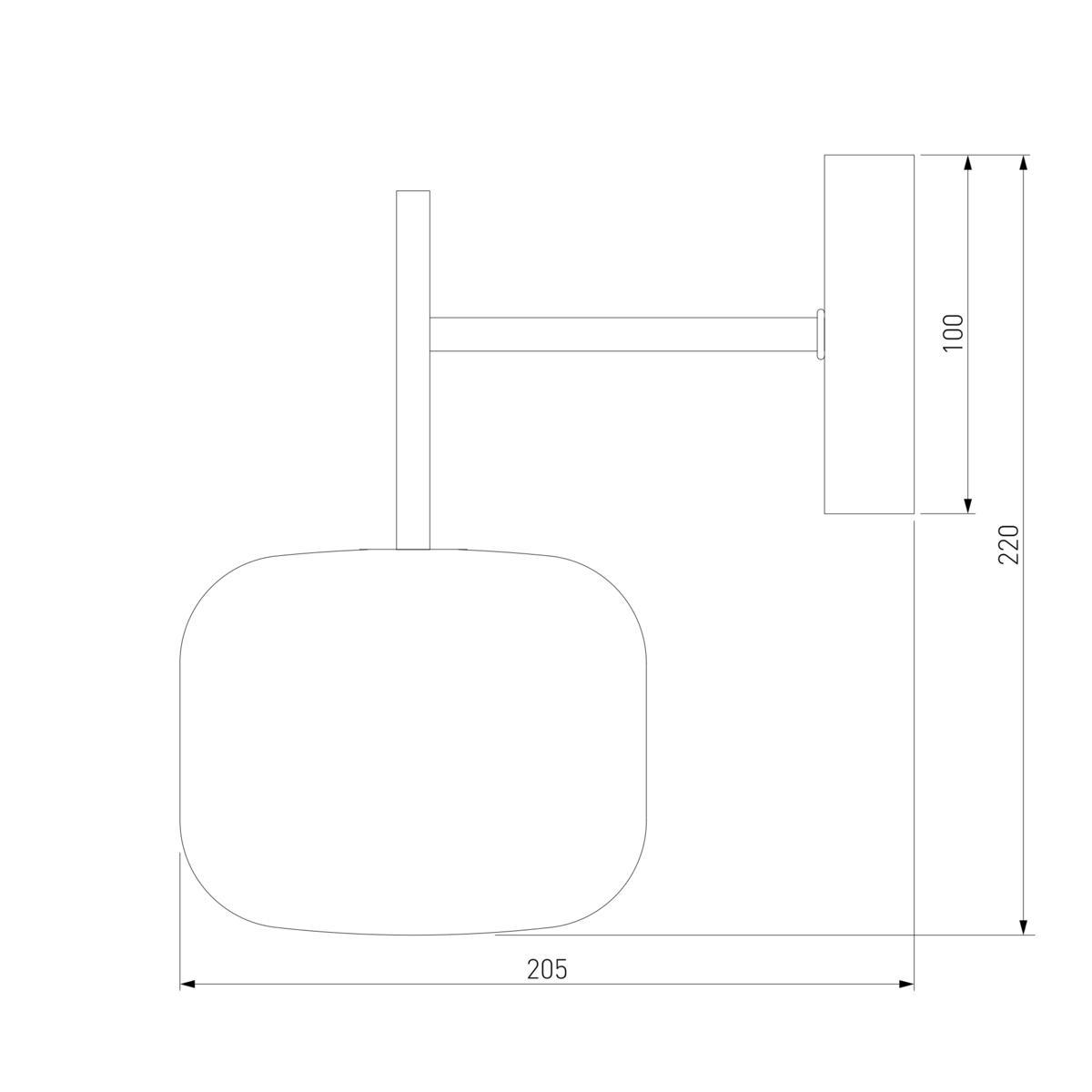 Бра Eurosvet Jar 70128/1 хром
