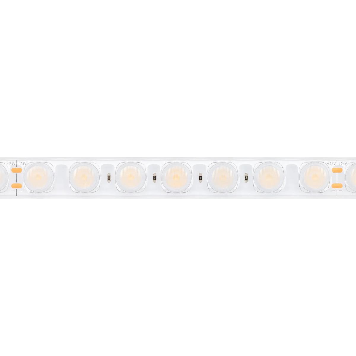 Светодиодная лента герметичная Arlight 21W/m 42LED/m 2835SMD теплый белый 5М FLT-PS-A42-23mm 24V 040918