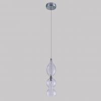 Подвесной светильник Crystal Lux Iris SP1 B Transparent