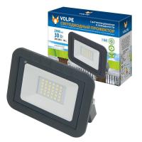 Прожектор светодиодный Volpe 30W 6500K ULF-Q512 30W/DW Sensor IP65 220-240B Black UL-00003170
