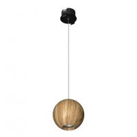 Подвесной встраиваемый светильник SPACE R110 Basic Wooden Black