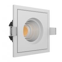 Светильник встраиваемый BRUTAL SQ1 White LeDron неповоротный LED