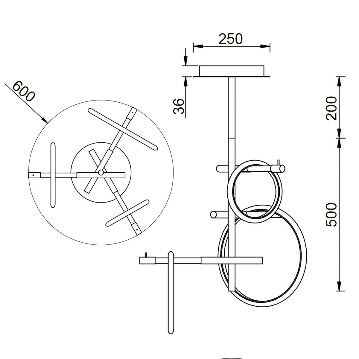 Потолочный светильник Vele Luce Bellezza VL7262L03