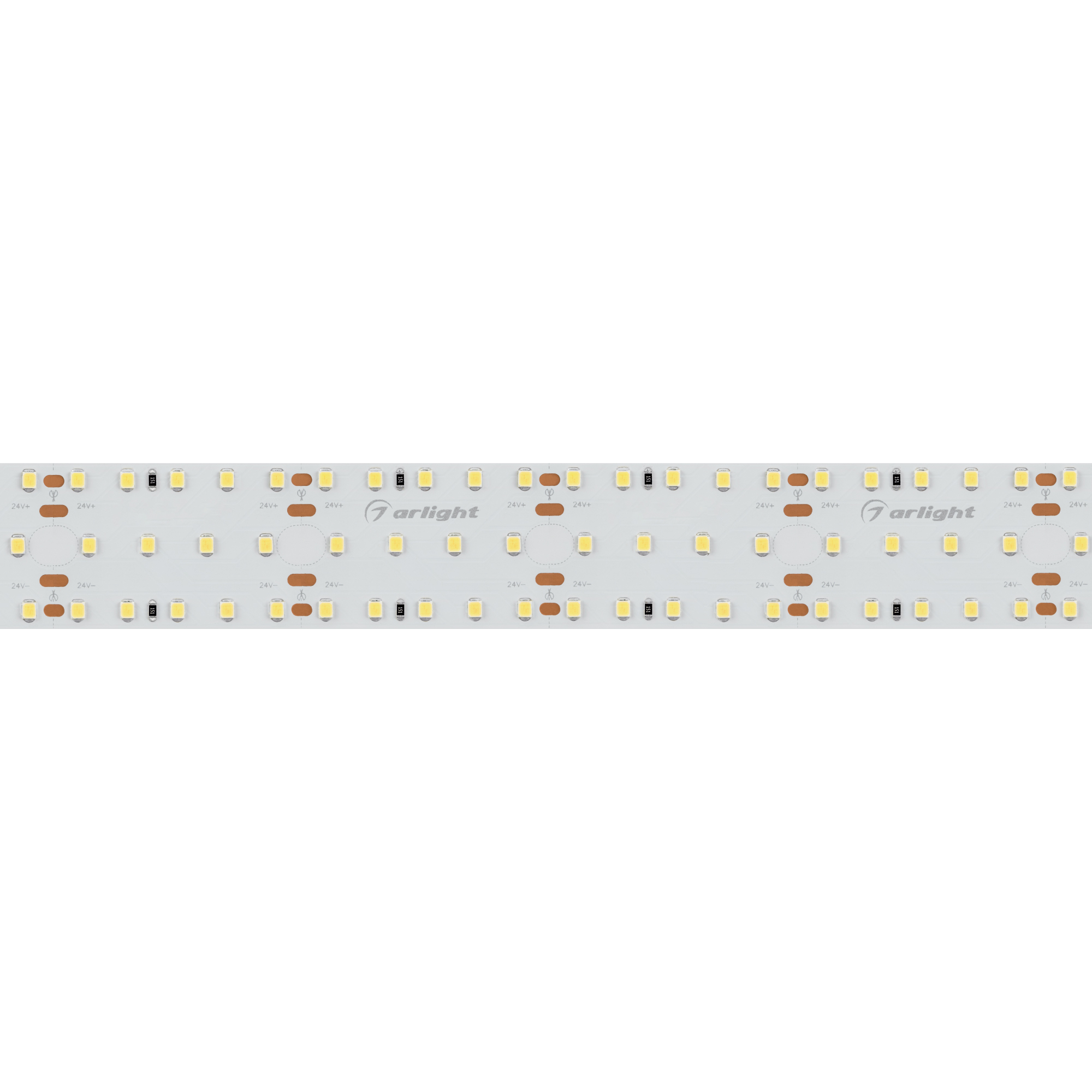 Светодиодная лента Arlight S2-A280-34mm 25 W/m теплый белый 2,5m 021202(2)