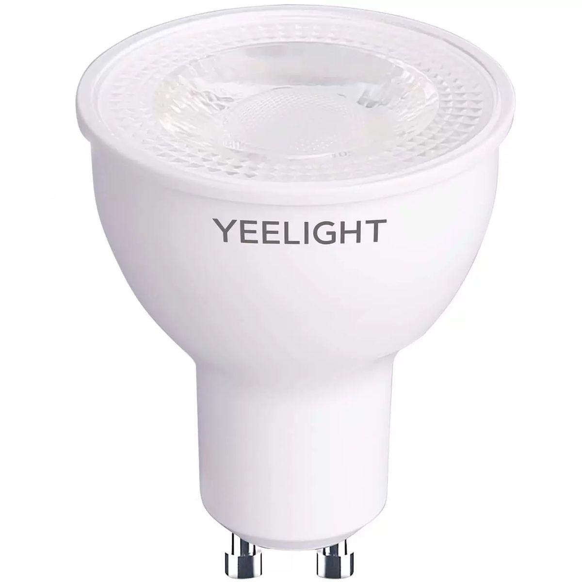 Лампа светодиодная диммируемая Yeelight GU10 4,8W RGB+CCT прозрачная YLDP004-A