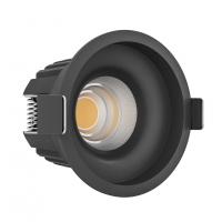 Светильник встраиваемый LEVEL Black Ledron неповоротный LED