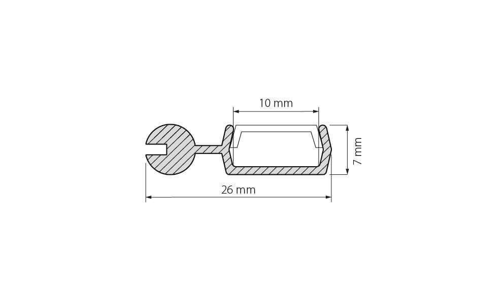 Профиль Arlight POLI-2000 ANOD 021738