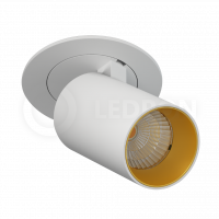 Встраиваемый поворотный светильник Ledron DANNY MINI S40 White-Gold LED
