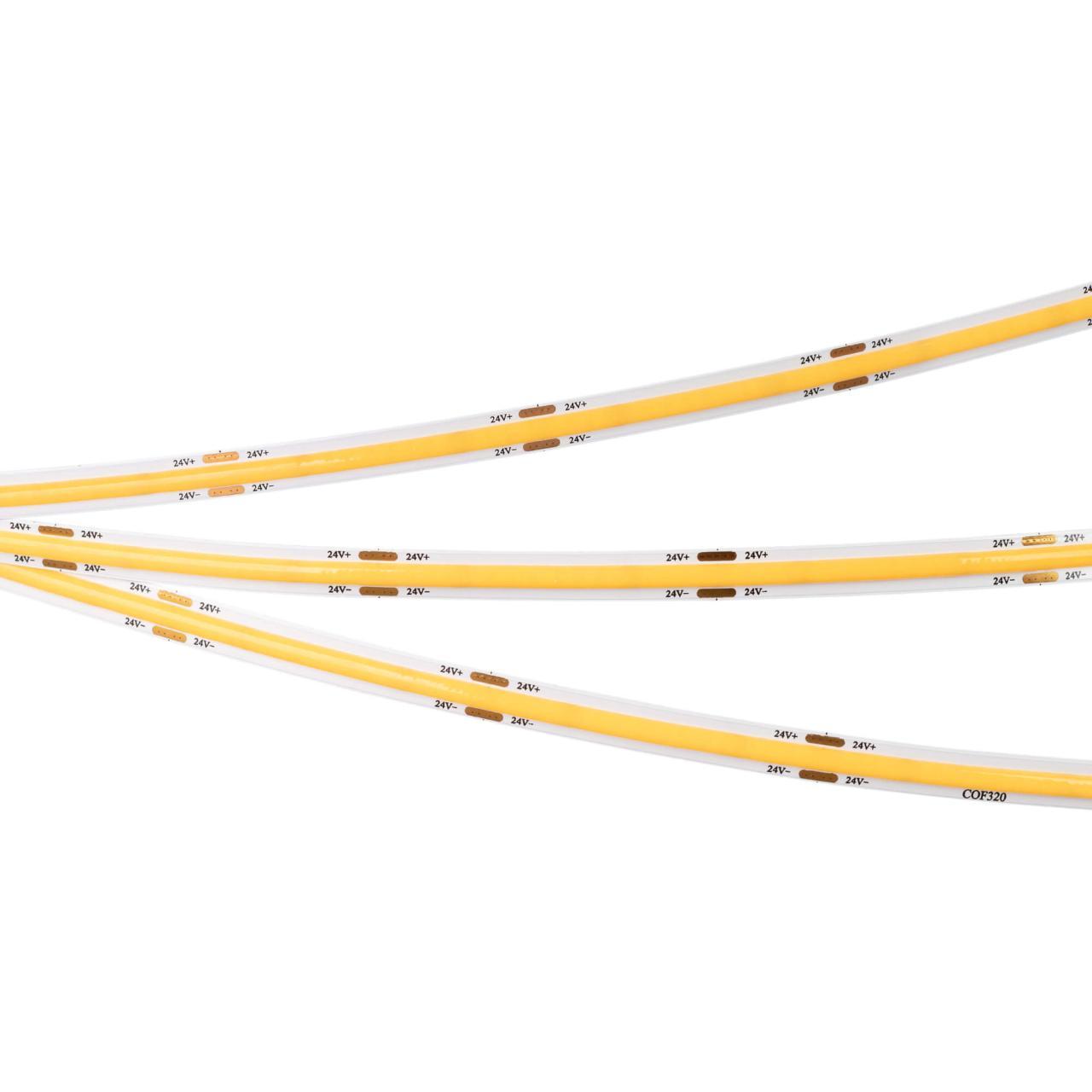 Светодиодная лента Arlight 8W/m 320LED/m COB дневной белый 5M 039021