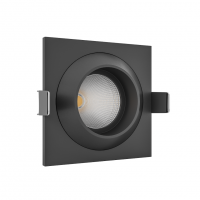 Встраиваемый светодиодный светильник LeDron GIZA MINI SQ Black LED