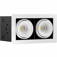 Светильник встраиваемый ON-202-9W White LeDron поворотный LED