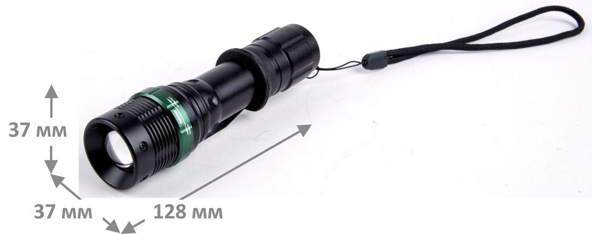 Ручной светодиодный фонарь Ultraflash Accu Profi аккумуляторный 130х36 250 лм E142  12187