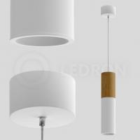 Подвесной светодиодный светильник Ledron SLC7391 7W-PB White
