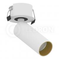 Встраиваемый светодиодный светильник LeDron SAGITONY R BASIC S40 White-Gold LED