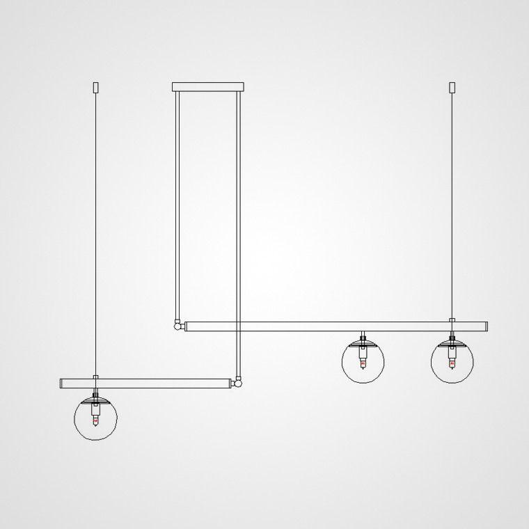 Подвесная люстра Imperium Loft Barra 204150-26