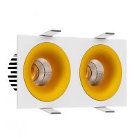 Светильник встраиваемый Ledron LOFT SQ2 White-Gold LED