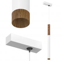 Подвесной светильник SAGITONY E T40 Wooden 200 White