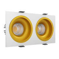 Встраиваемый светодиодный светильник Ledron LEVEL SQ2 White-Gold LED