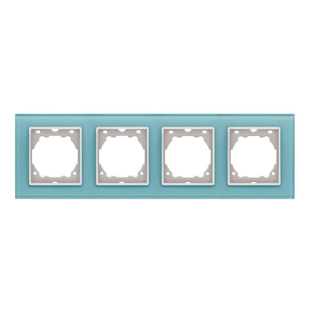 Рамка 4-постовая Vesta-Electric Exclusive Blue голубой FRM050403SIN