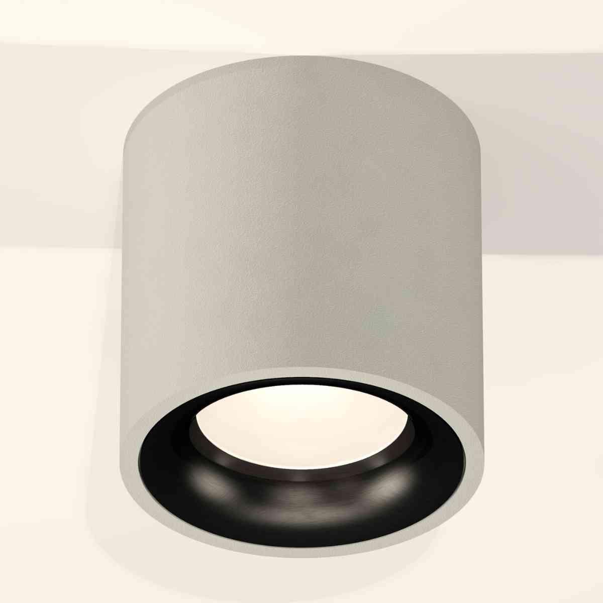 Комплект накладного светильника Ambrella light Techno Spot XS7533021 SGR/PBK серый песок/черный полированный (C7533, N7011)