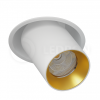 Встраиваемый поворотный светильник Ledron EVA DANNY MINI White-Gold LED