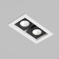 Светильник CL-KARDAN-S180x102-2x9W Day (WH-BK, 38 deg) (Arlight, IP20 Металл, 3 года)