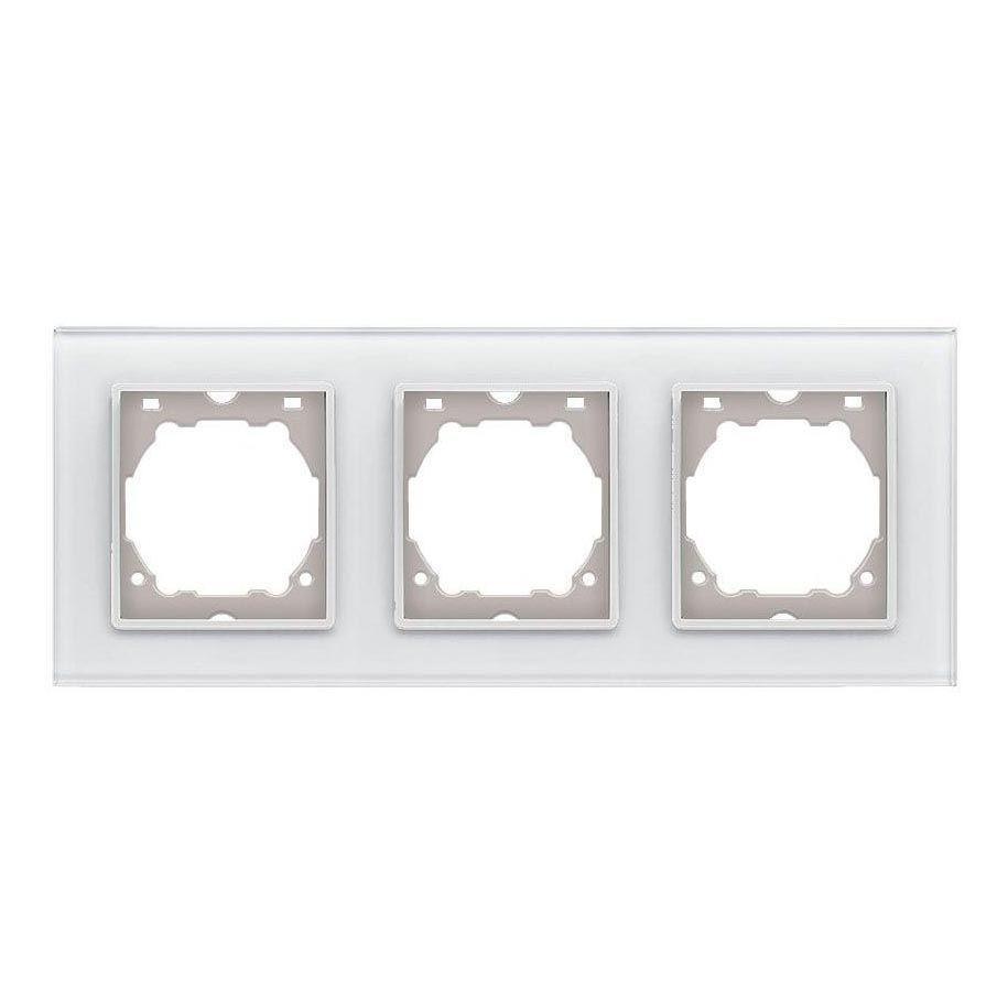 Рамка 3-постовая Vesta-Electric Exclusive White белый FRM050206SER