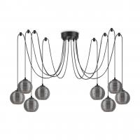 Подвесная люстра Ideal Lux Riga SP8 Fume 241197