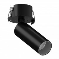 Встраиваемый светодиодный светильник Ledron SAGITONY R BASIC S40 Black-Grey LED