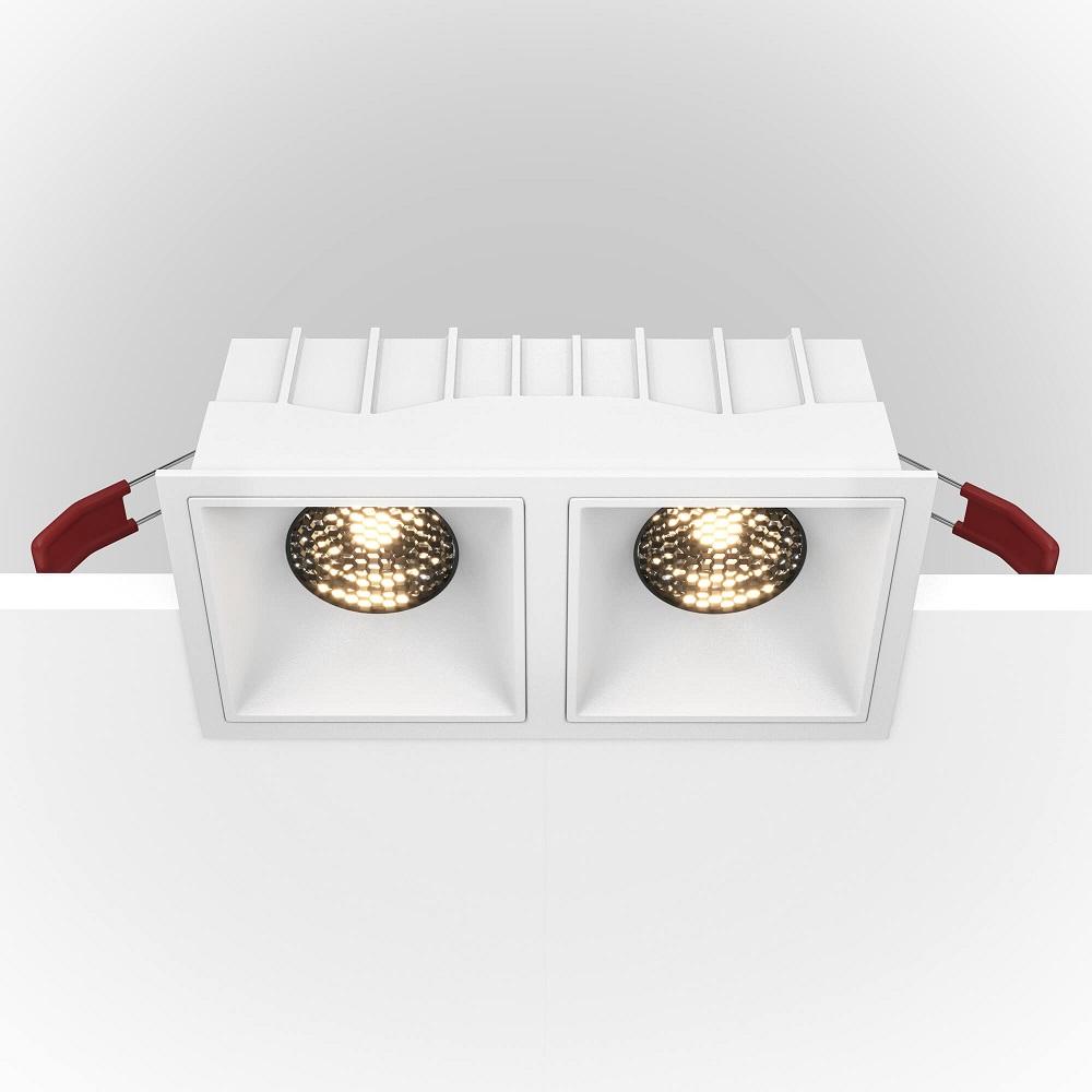 Встраиваемый светильник Maytoni Alfa LED DL043-02-15W3K-D-SQ-W