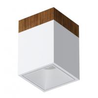 Накладной светильник KUBING 130 Wooden White