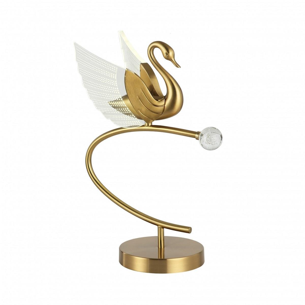 Настольная светодиодная лампа Gerhort G61392/1T BRS CL