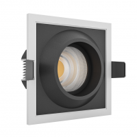 Встраиваемый светодиодный светильник Ledron GIZA SQ White-Black LED