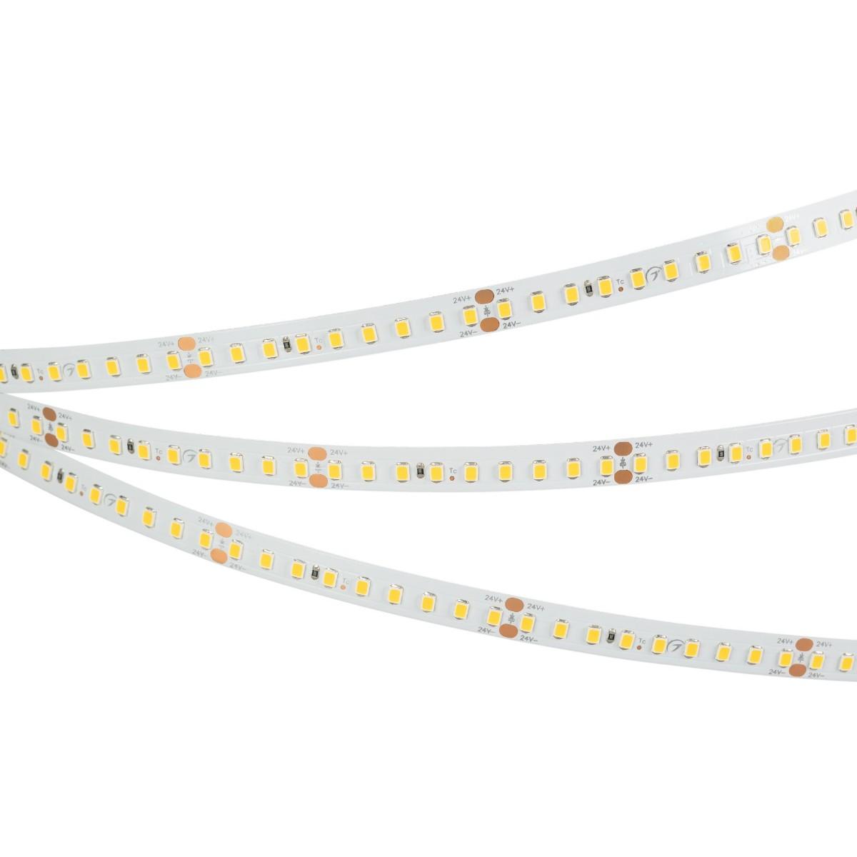 Светодиодная лента Arlight 7,7W/m 144LED/m 2835SMD холодный белый 5M RT-A144-10mm 24V White6000 038783