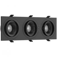 Встраиваемый поворотный светильник Ledron MJ1006 SQ3 Black LED