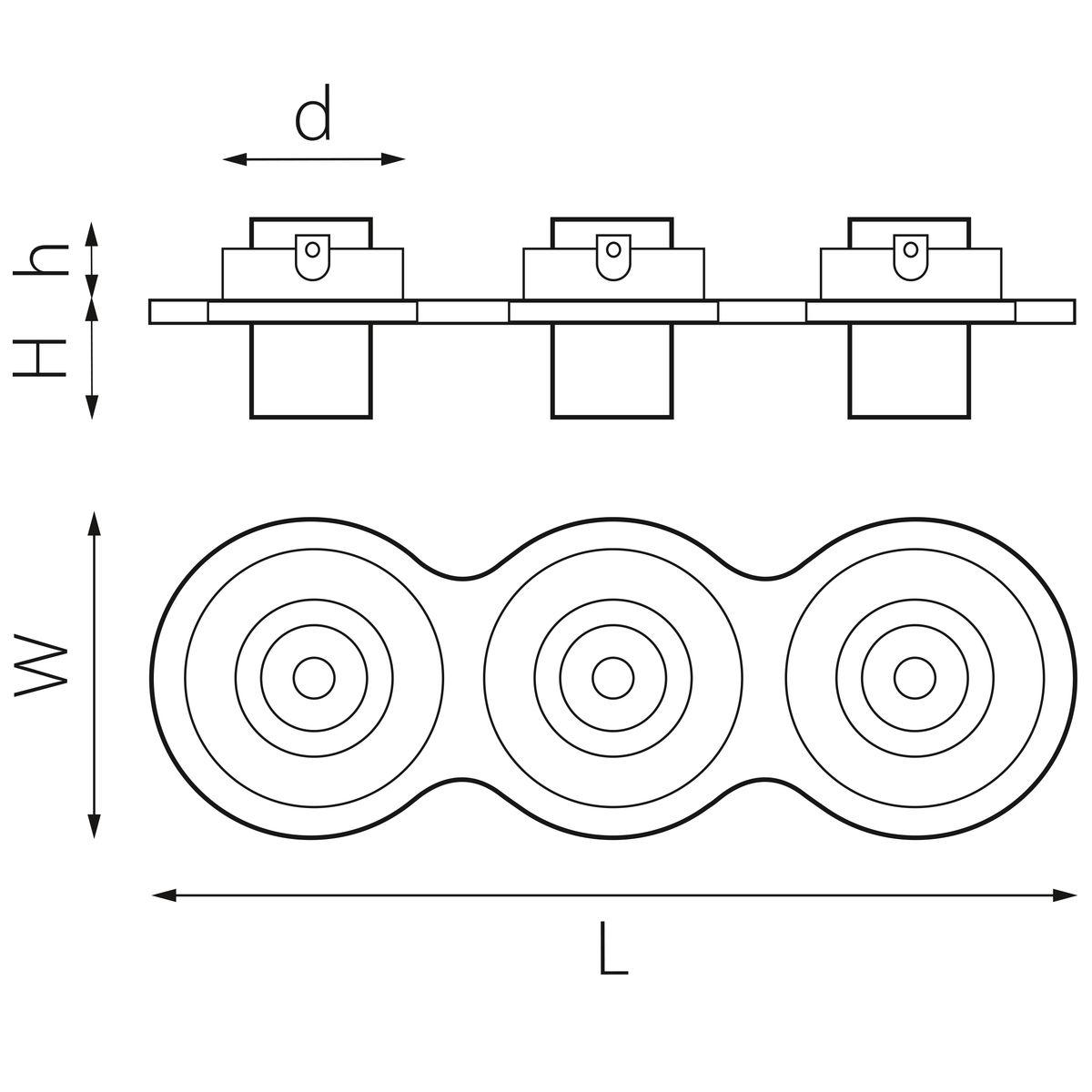 Встраиваемый светодиодный спот Lightstar Intero Tubo (217637+217172+217172+217172) i637172