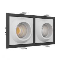 Встраиваемый светодиодный светильник Ledron GIZA SQ2 Black-White LED