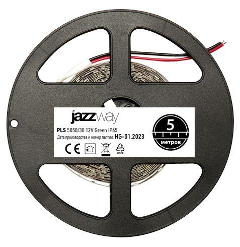 Светодиодная влагозащищенная лента Jazzway 7,2W/m 30Led/m 5050SMD зеленый 5M 327590