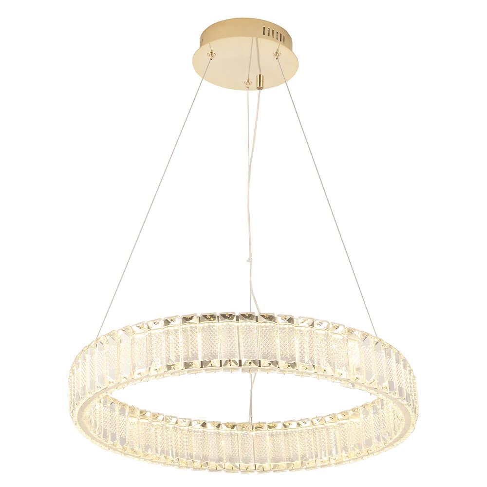 Подвесной светодиодный светильник Crystal Lux Musika SP50W Led Gold