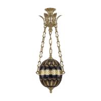 Подвесной светильник Bohemia Ivele 71000P/20 G Amber-Blue/H-1I Y8