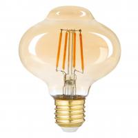 Лампа светодиодная филаментная Thomson E27 4W 1800K груша прозрачная TH-B2187