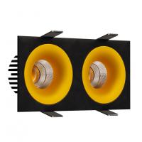 Светильник встраиваемый Ledron LOFT SQ2 Black-Gold LED