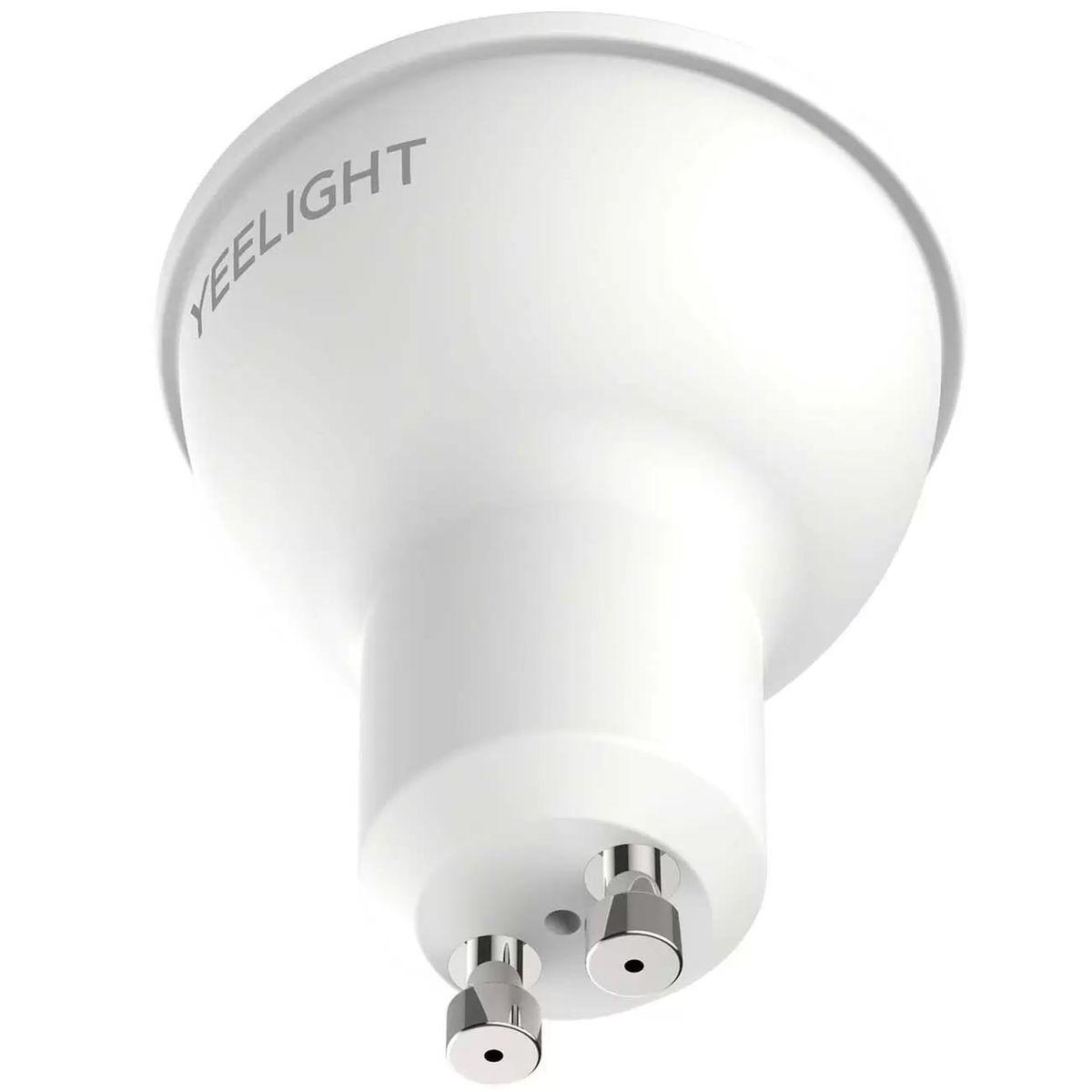 Лампа светодиодная диммируемая Yeelight GU10 4,8W 2700K прозрачная (4 шт) YGYC0120005WTEU