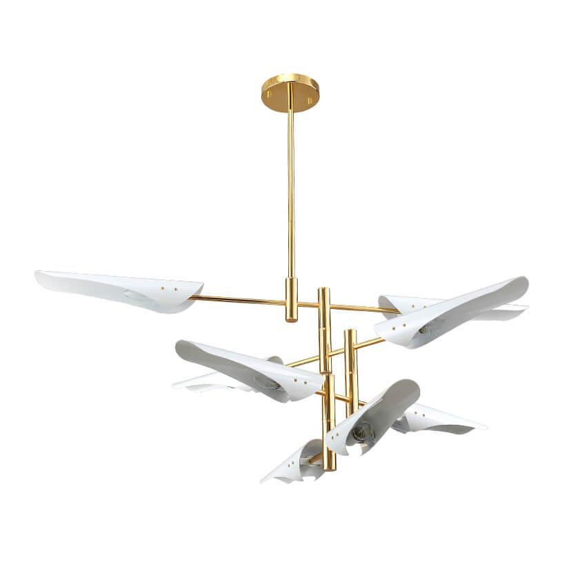 Подвесная люстра Crystal Lux Rafael SP8 Gold